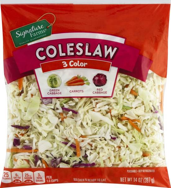 Order Signature Farms · Coleslaw Salad (14 oz) food online from Safeway store, Eureka on bringmethat.com
