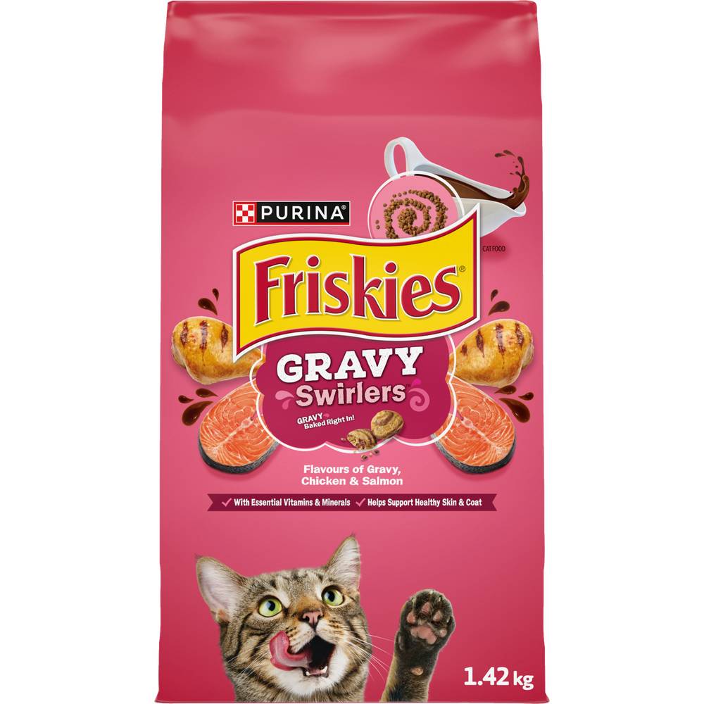 Friskies Purina Gravy Swirlers Dry Cat Food Delivery Near Me Order