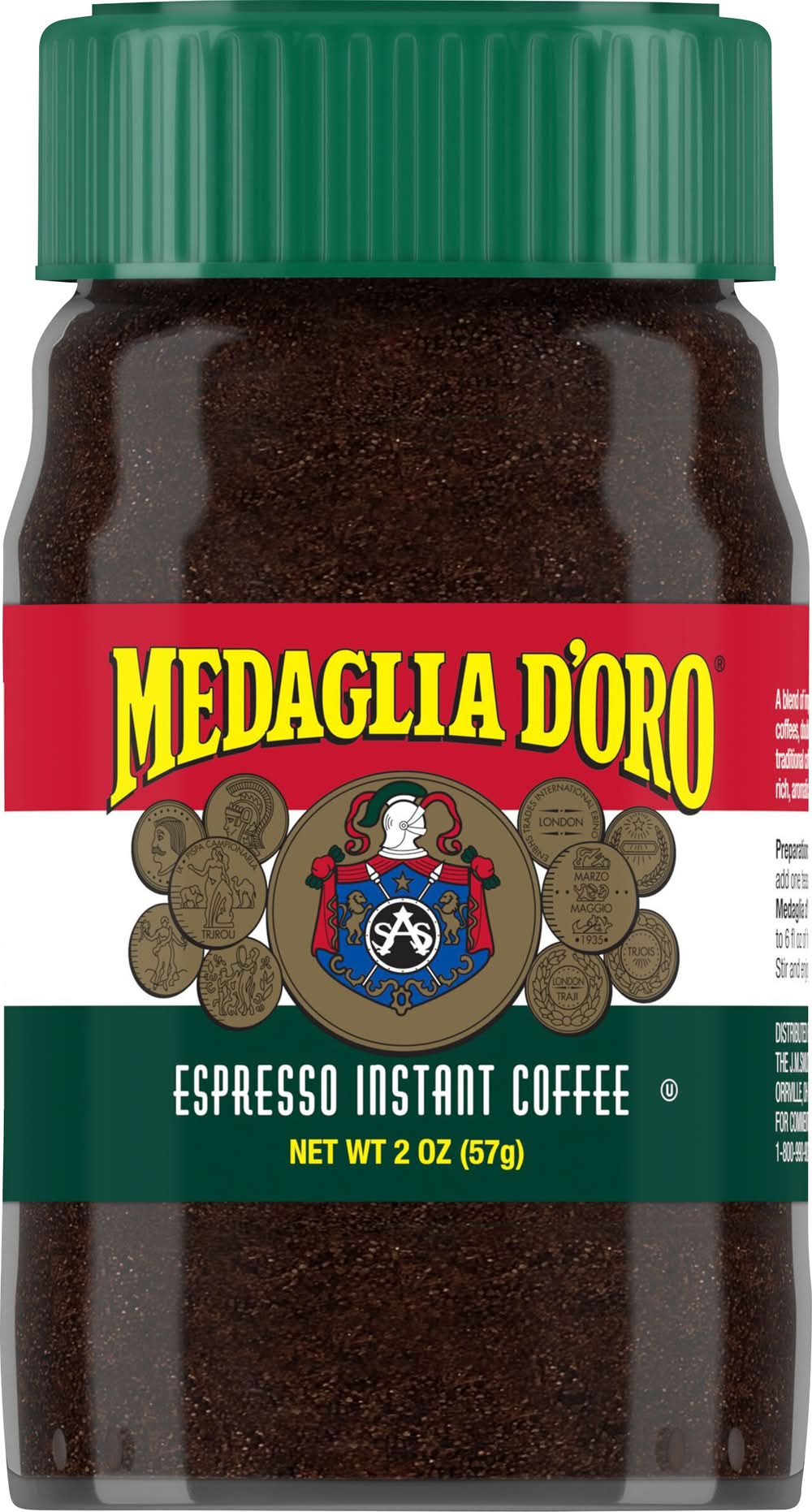 Medaglia d’Oro Espresso Instant Coffee (2 oz)