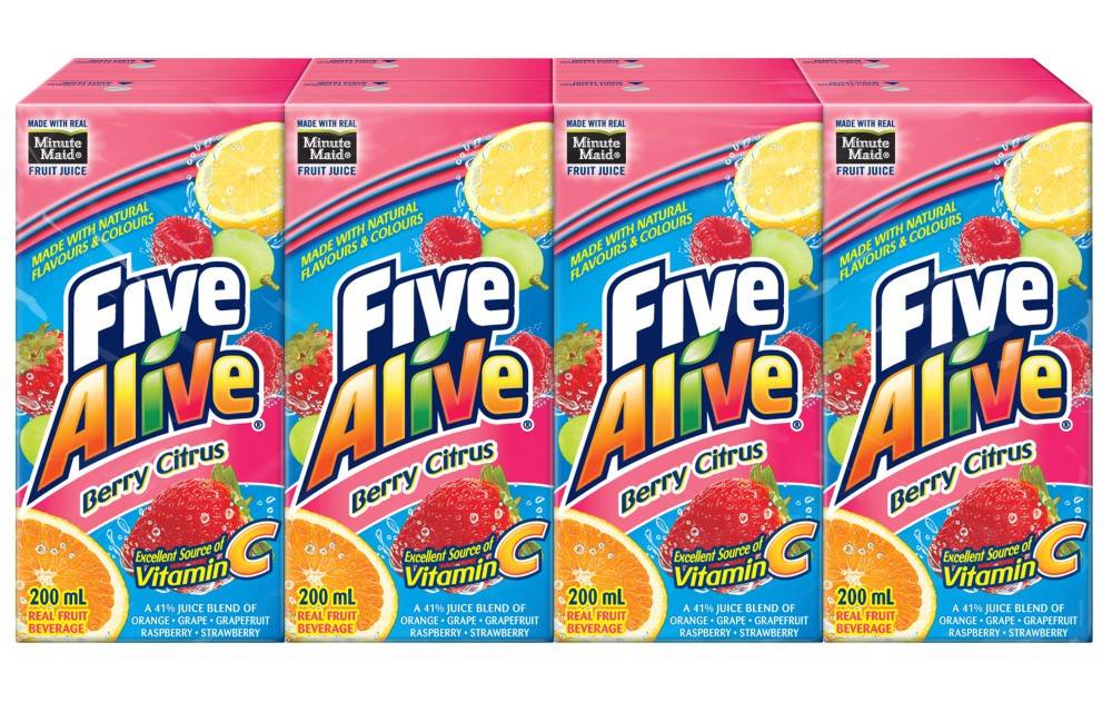 Five Alive Berry Citrus Juice (8 x 200 ml)