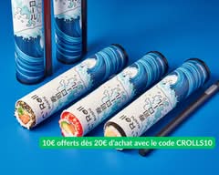 CRoll Sushi  Sorbonne 🌊  Push Pop Roll Sushi