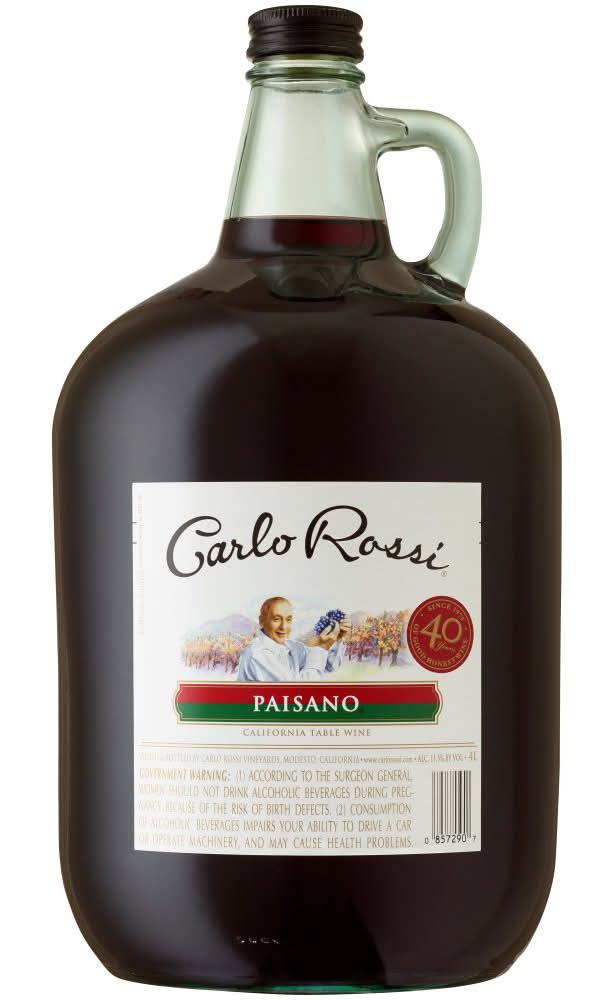 Carlo Rossi Paisano Red Wine (4 L)