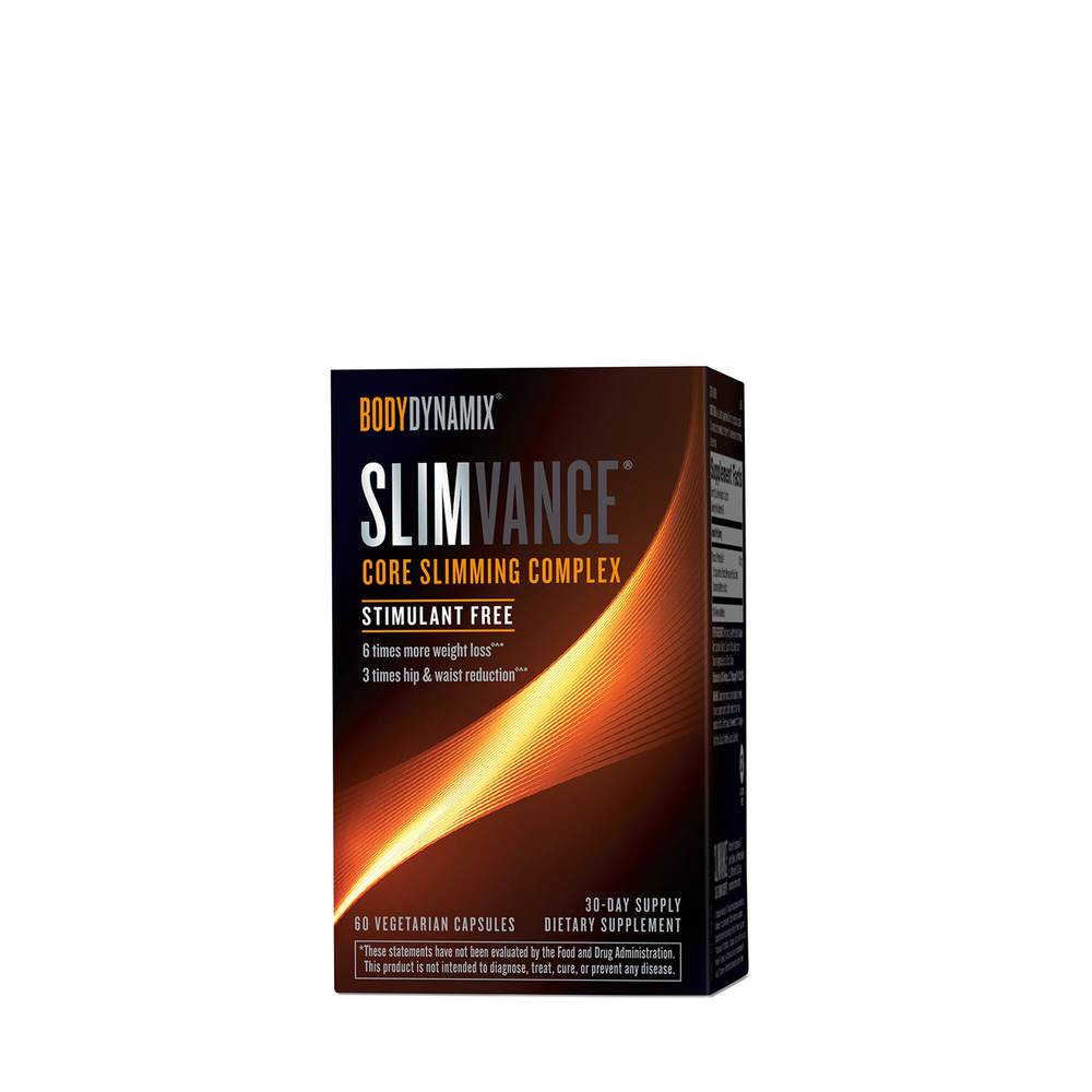 Bodydynamix Slimvance Core Slimming Complex Stimulant Free Capsules(60 Ct)