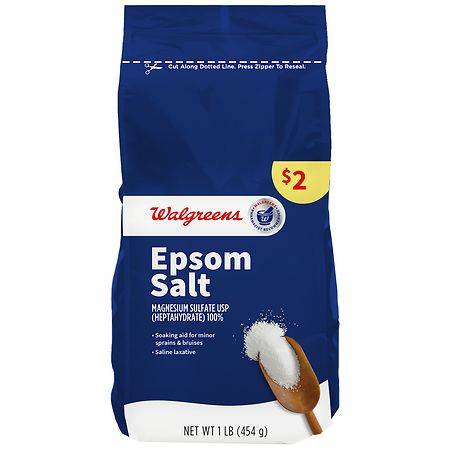 Walgreens Epsom Salt Unscented - 1.0 LB