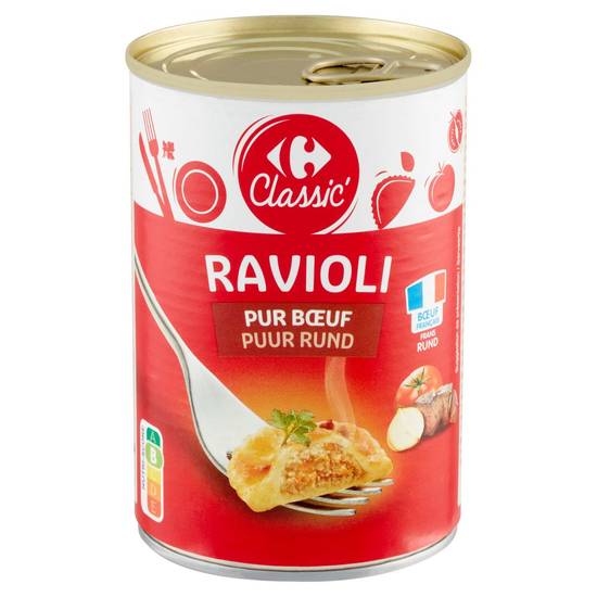 Carrefour Classic'' Ravioli Pur Bœuf 400 g