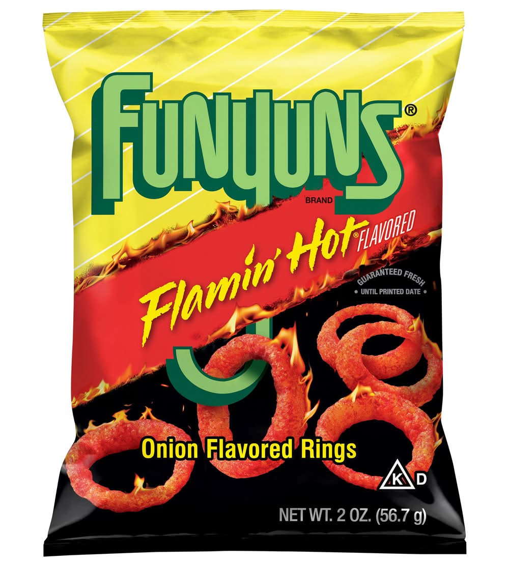 Funyuns Onion Flavored Rings, Flamin Hot (2.12 oz)