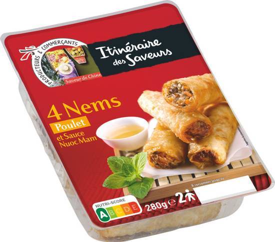 Itinéraire des Saveurs - Nems poulet et sauce nuoc mam (4)