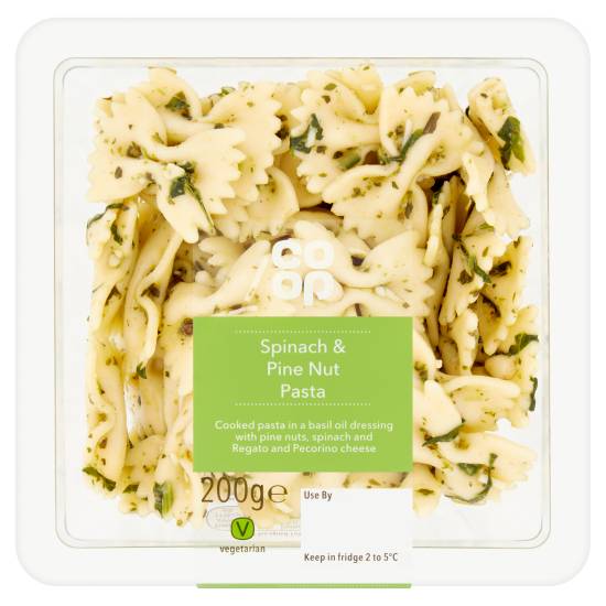 Co-op Spinach & Pine Nut Pasta (200g)