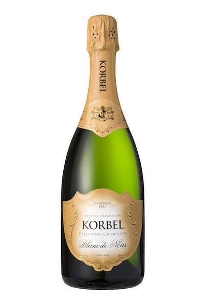 Korbel Blanc De Noirs California Champagne (750ml bottle)