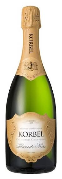 Korbel Blanc De Noirs California Champagne (750 ml)