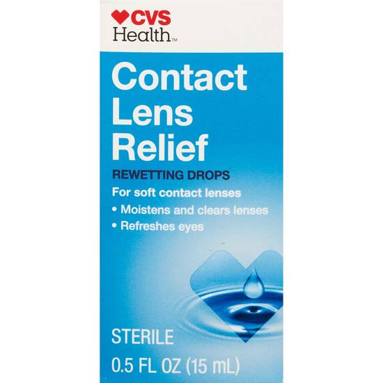 CVS Health Contact Lens Relief Rewetting Drops