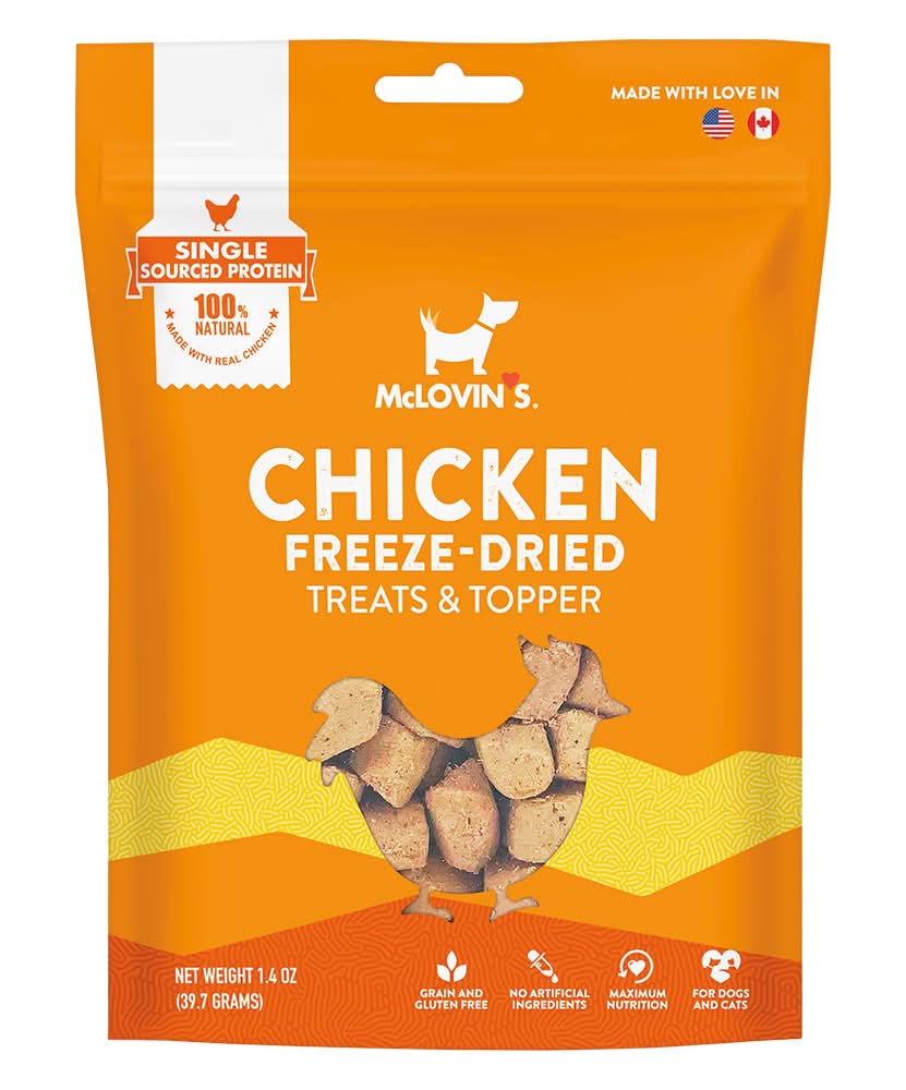 McLovin's Pet Chicken Freeze Dried Dog Treats & Topper (1.4 oz)