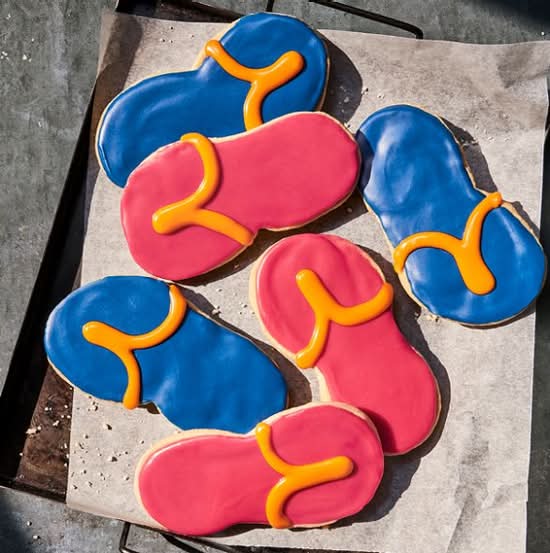 Flip Flop Cookie 6-Pack