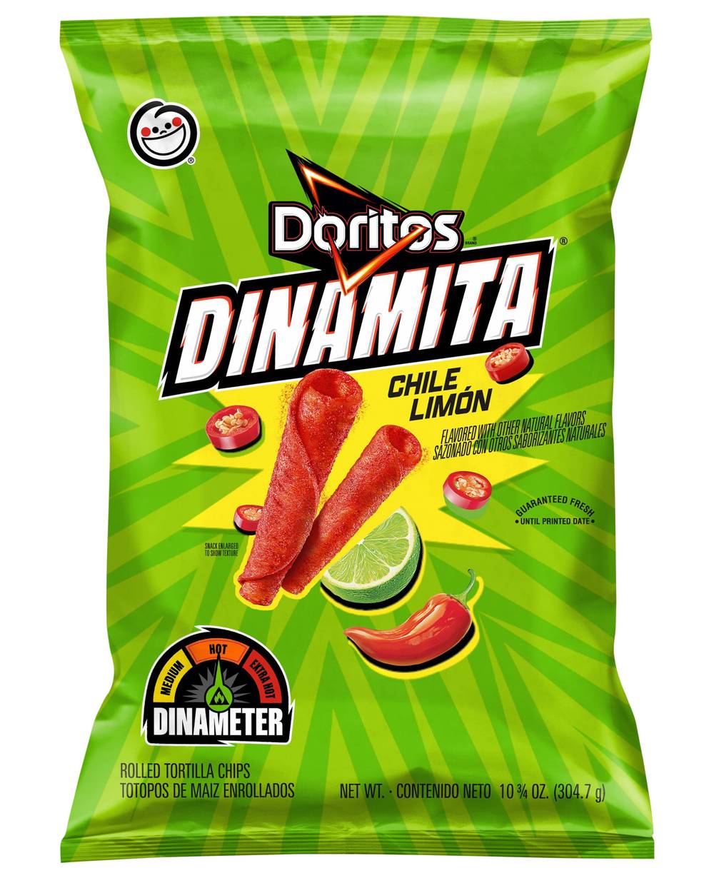 Doritos Dinamita Rolled Tortilla Chips, Chile Limon (10.75 oz)
