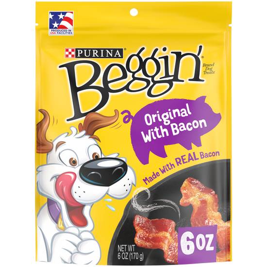 Purina Beggin Strips Dog Snack Bacon Flavor (6 oz)