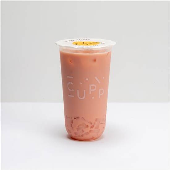 Hot Rose Milk Tea-Large