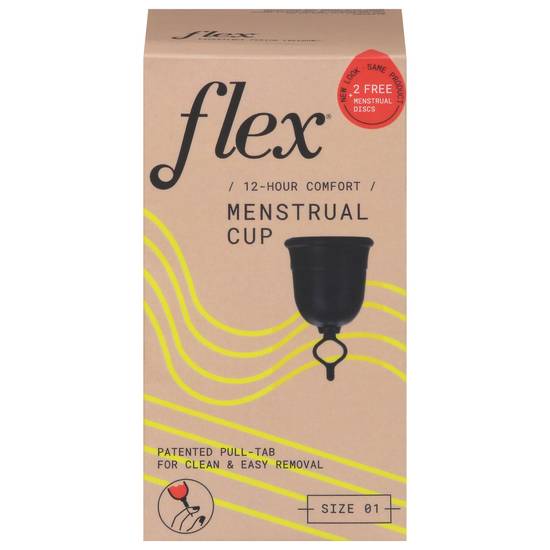 Flex Menstrual Cup Size 01