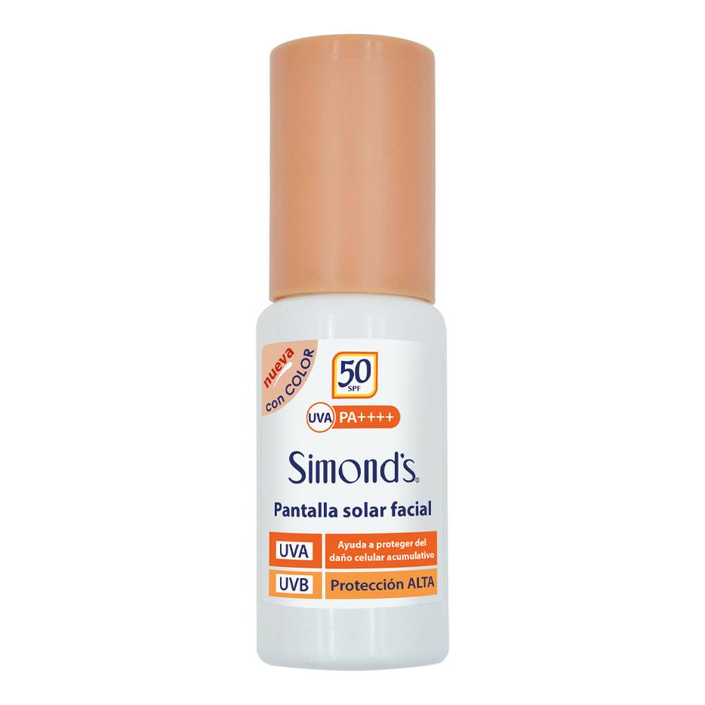 PROT SOLAR SIMONDS FACIAL COL SPF50 50ML