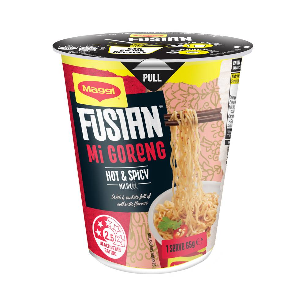 Maggi Mi Goreng Hot & Spicy Noodle Cup (65g)