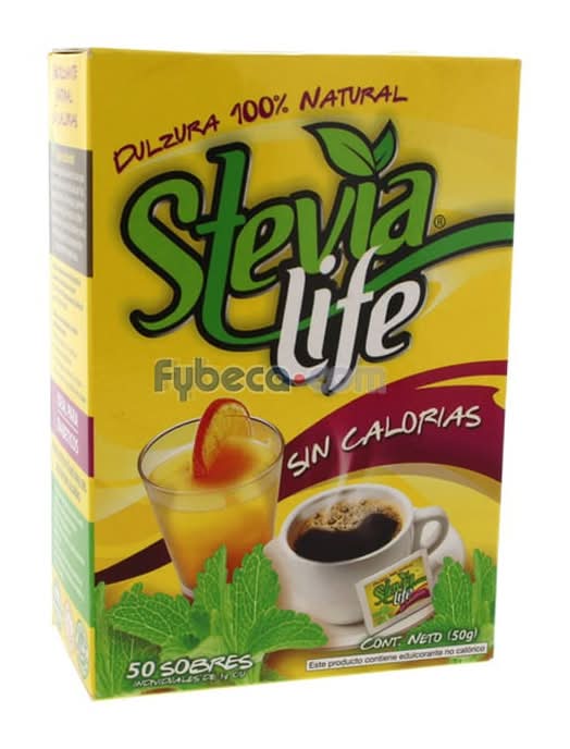 Edulcorante S'Tevia Life X50 Sobres