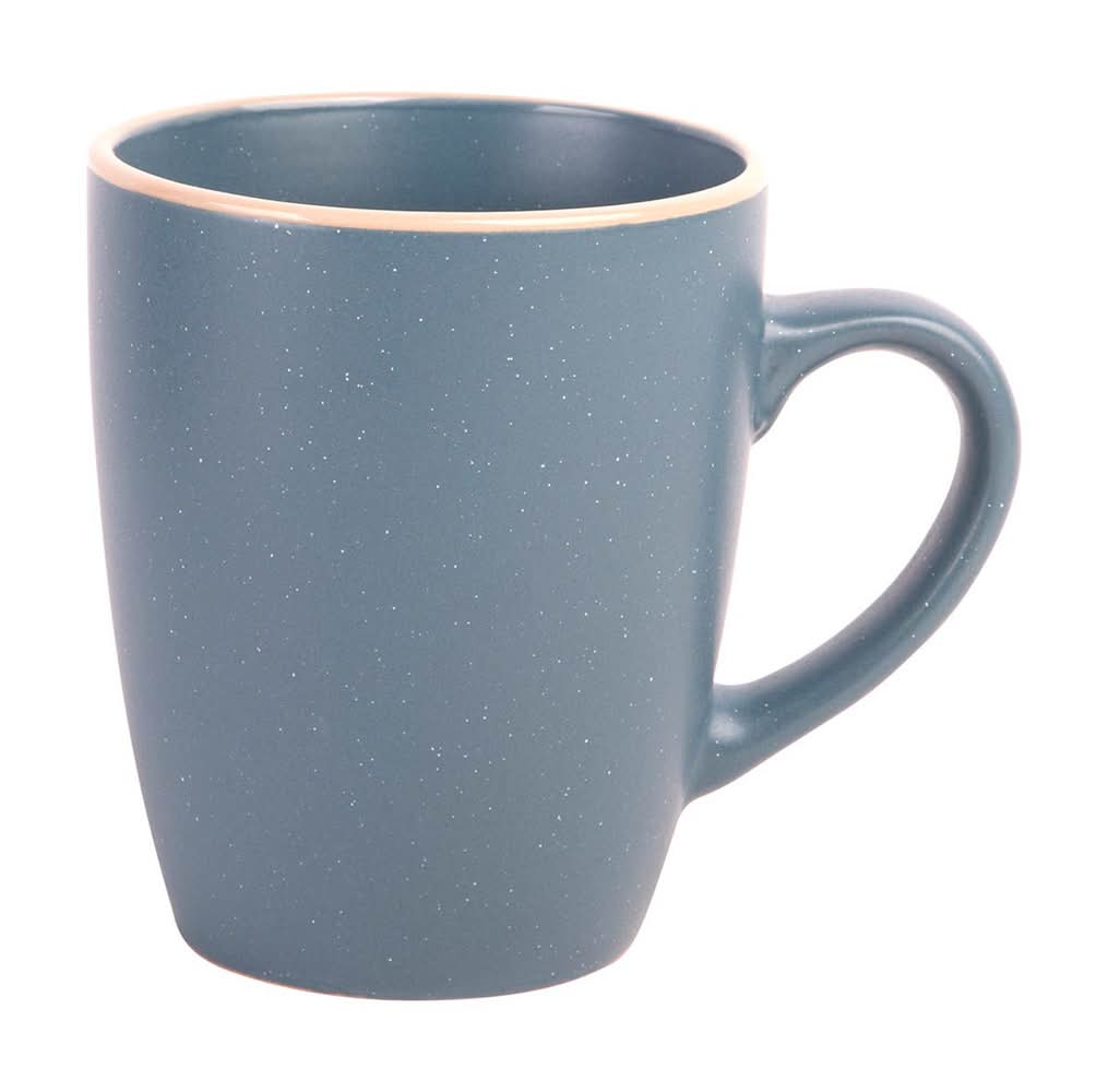 Speckled Deep Rim Mug 13 oz, Blue