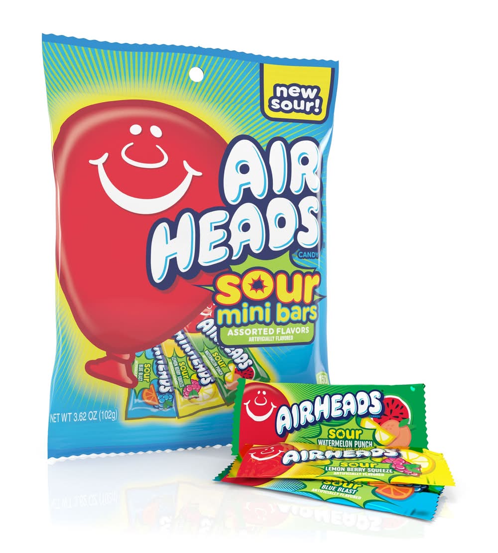 Airheads Sour Mini Bars, Assorted (3.62 oz)