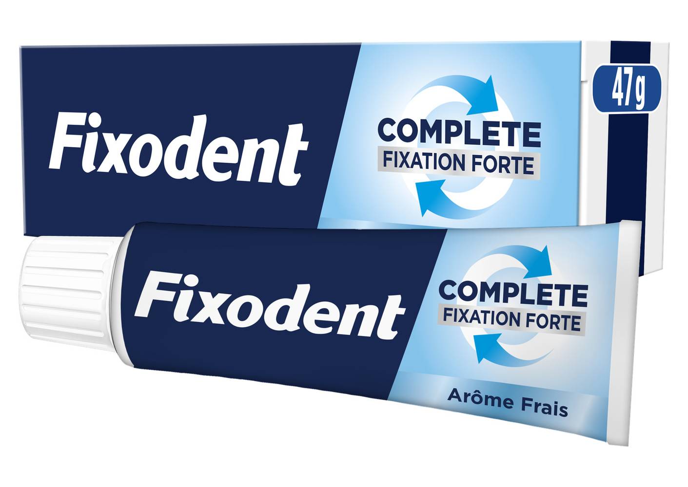 Fixodent - Crème adhésive pour prothèses complete fixation forte (47g)