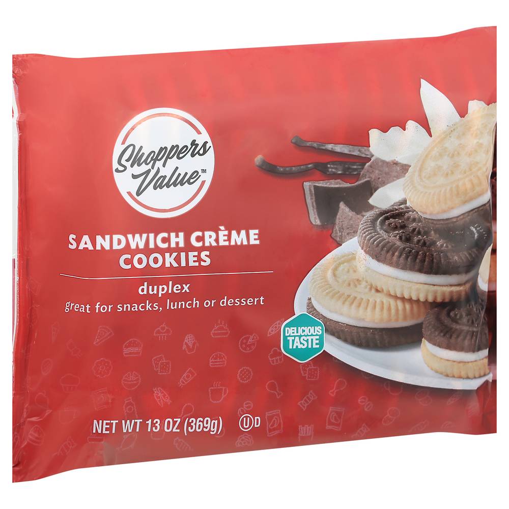 Shoppers Value Duplex Sandwich Creme Cookies (13 oz)