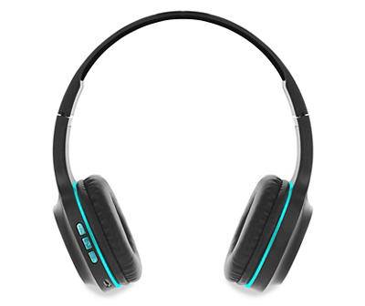Sentry Black & Teal Bluetooth Headphones