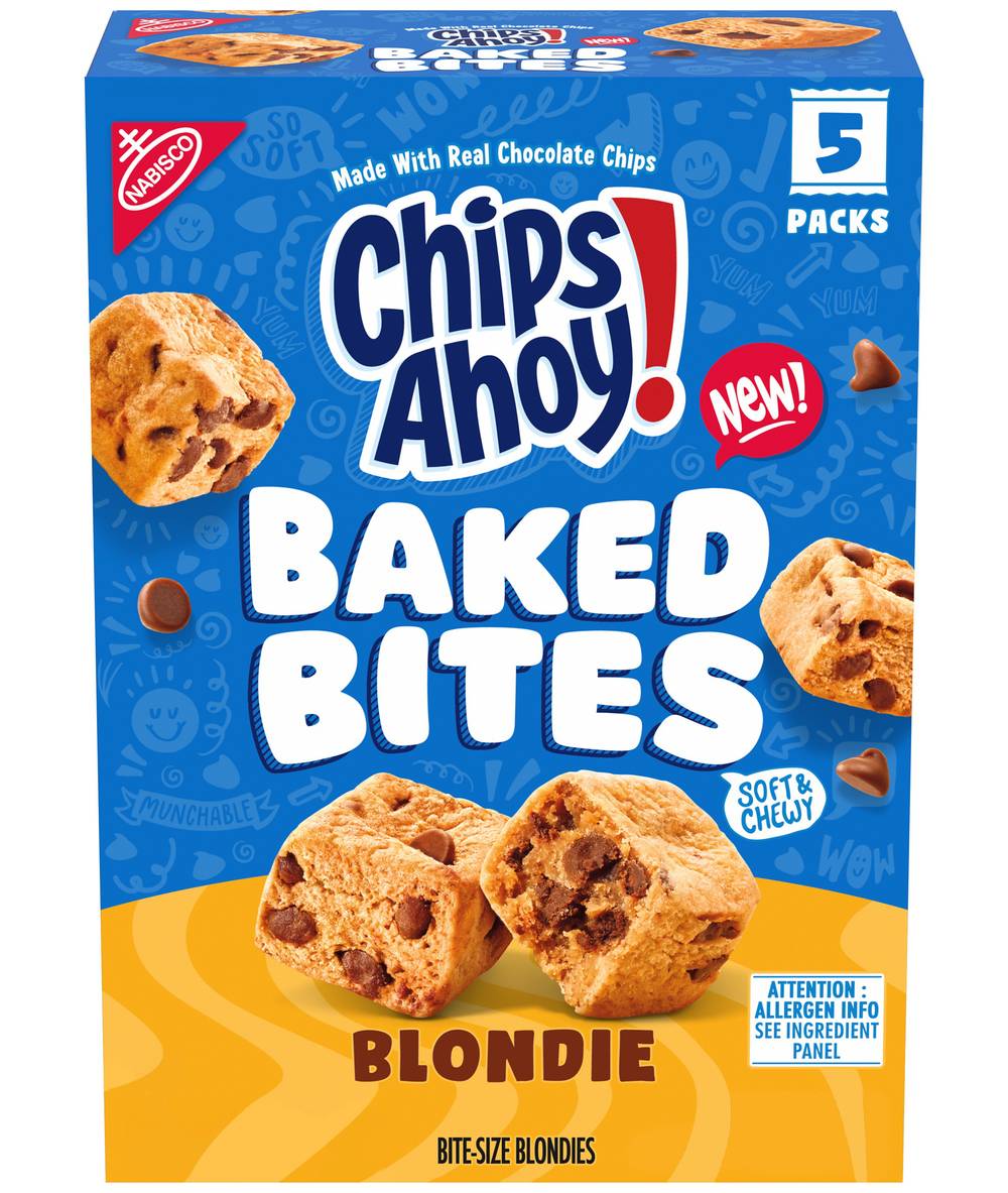 Chips Ahoy! Nabisco Blondies Chocolate Chip Baked Bites (1.5 oz, 5 ct)