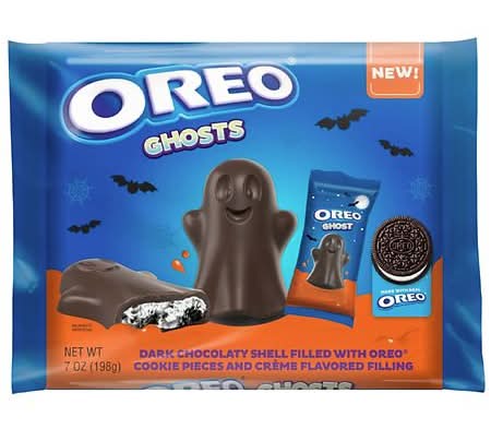 Oreo Dark Chocolate Ghosts Candy, Cookies & Cream (7 oz)
