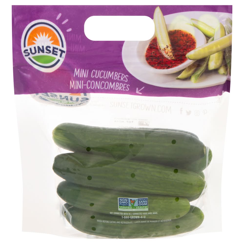 Sunset Mini Cucumbers (2 lbs)