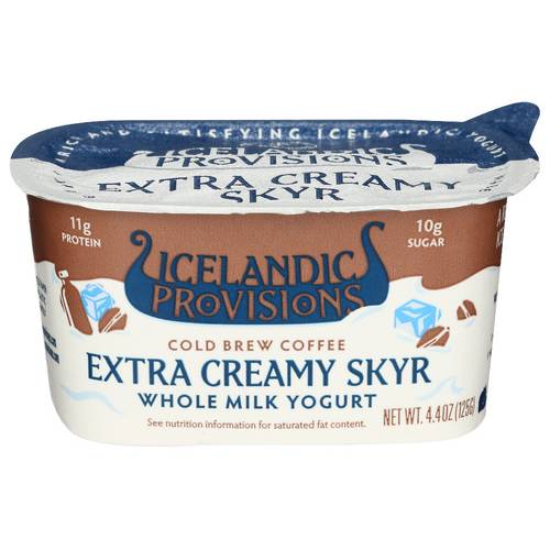 Icelandic Provisions Cold Brew Coffee Extra Creamy Skyr Yogurt
