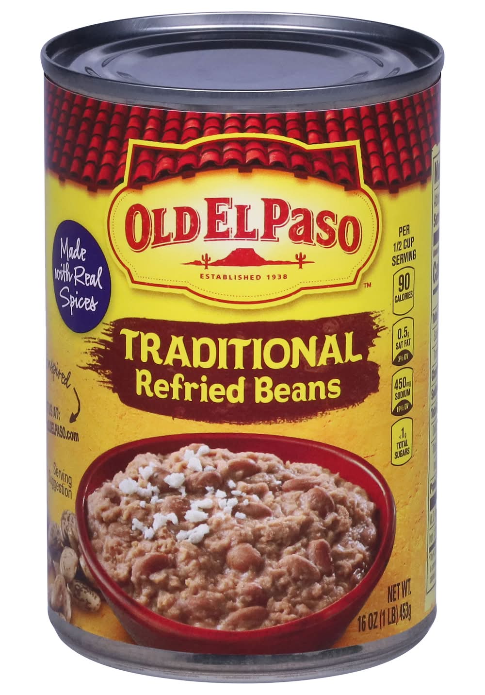 Old El Paso Traditional Refried Beans (16 oz)