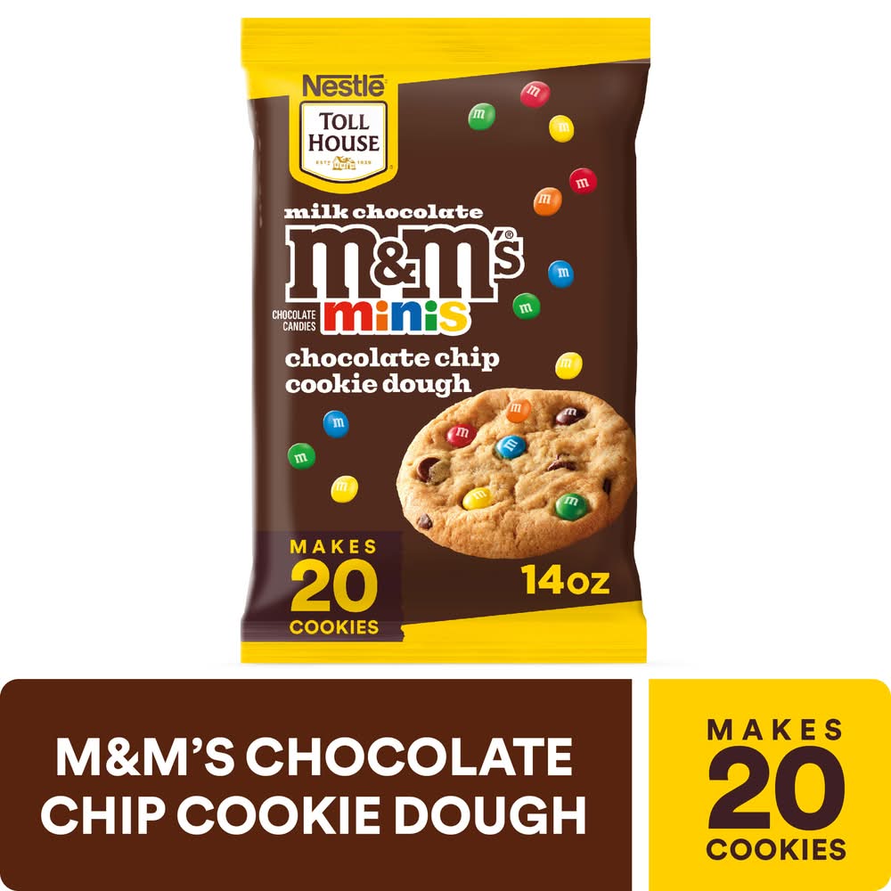 Toll House M&M's Minis Chocolate Chip Cookie Dough (14 oz)