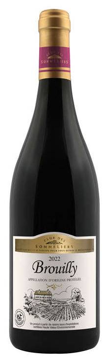 Club des Sommeliers Brouilly 2019, Rouge 75cl