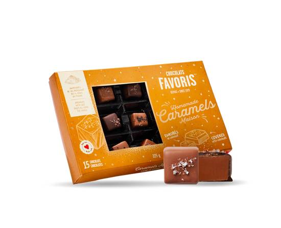 Boîte de Caramels maison / Box of homemades caramel