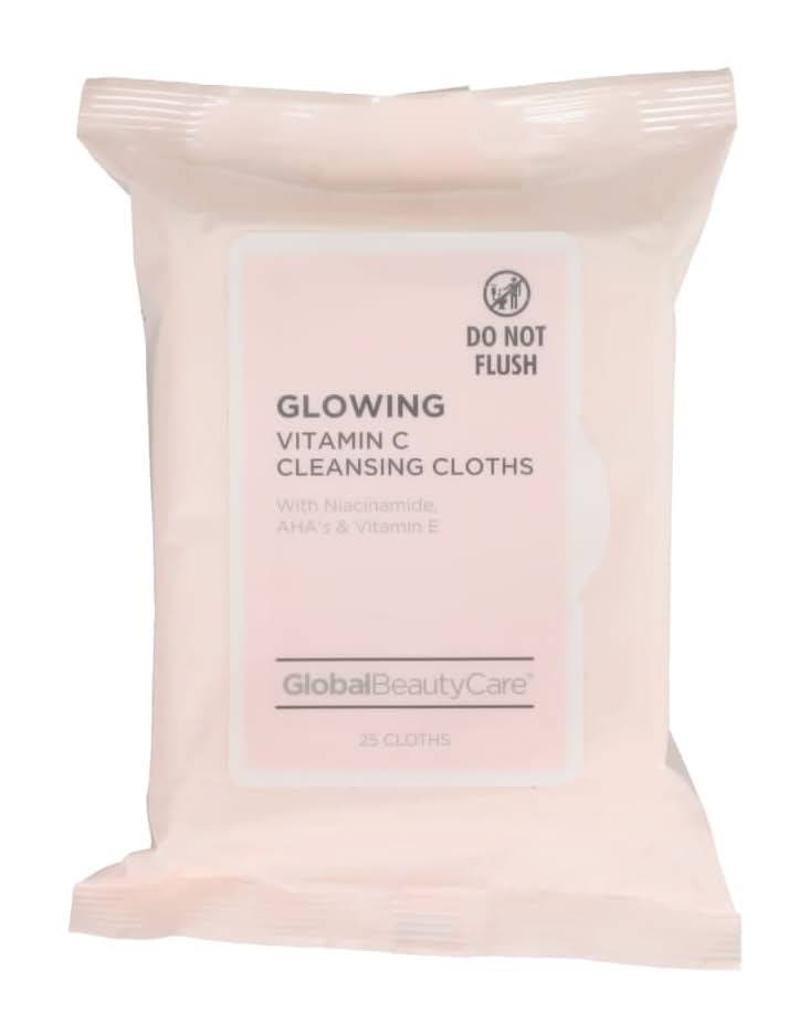 Global Beauty Care Vitamin-C Cleansing Cloths (25 ct)