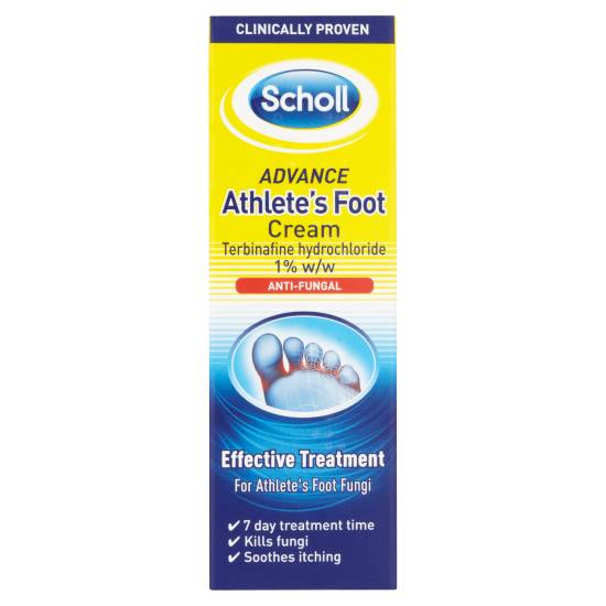 Scholl Advance Athlete's Foot Cream Anti-Fungal