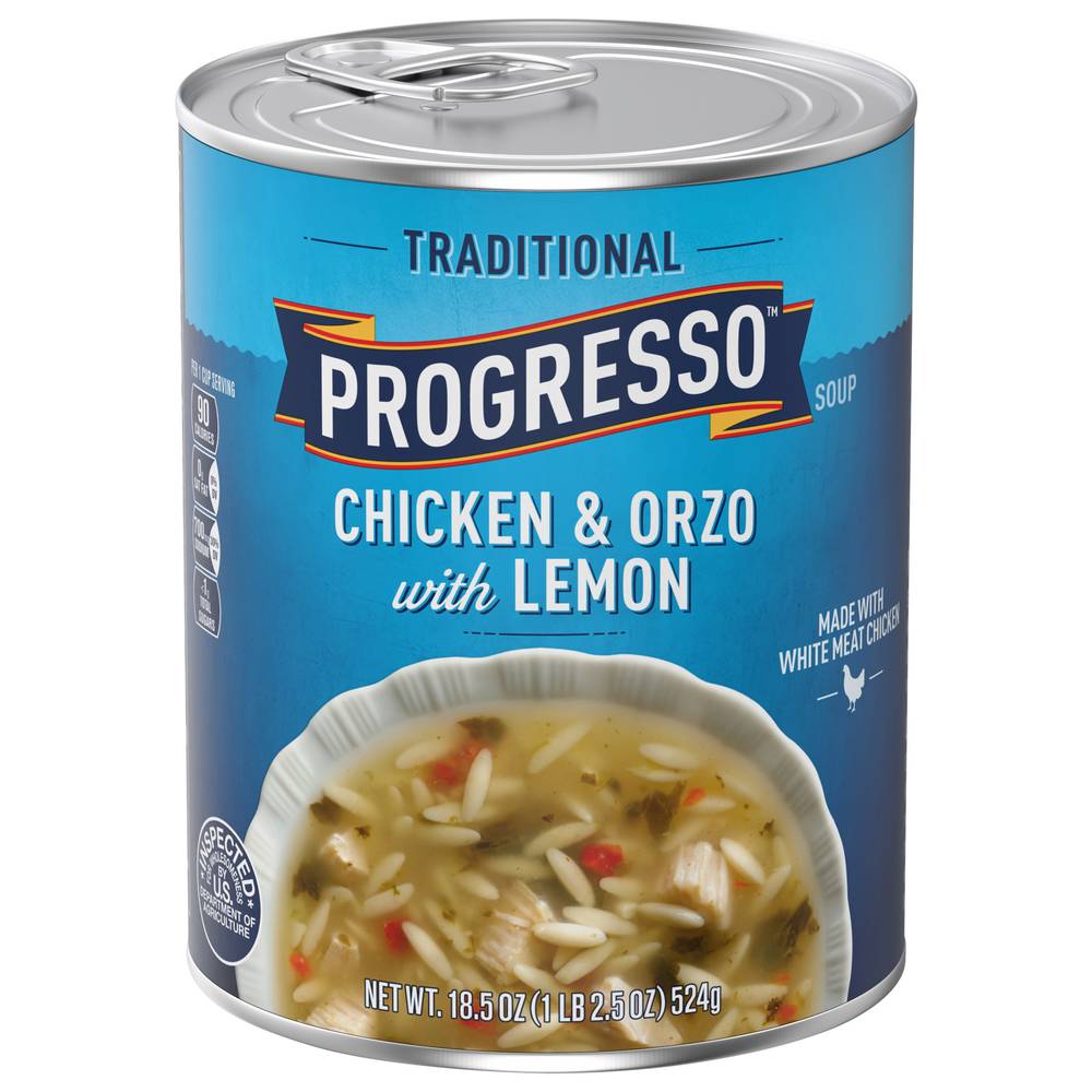 Progresso Chicken & Orzo With Lemon Traditional Soup (18.5 oz)