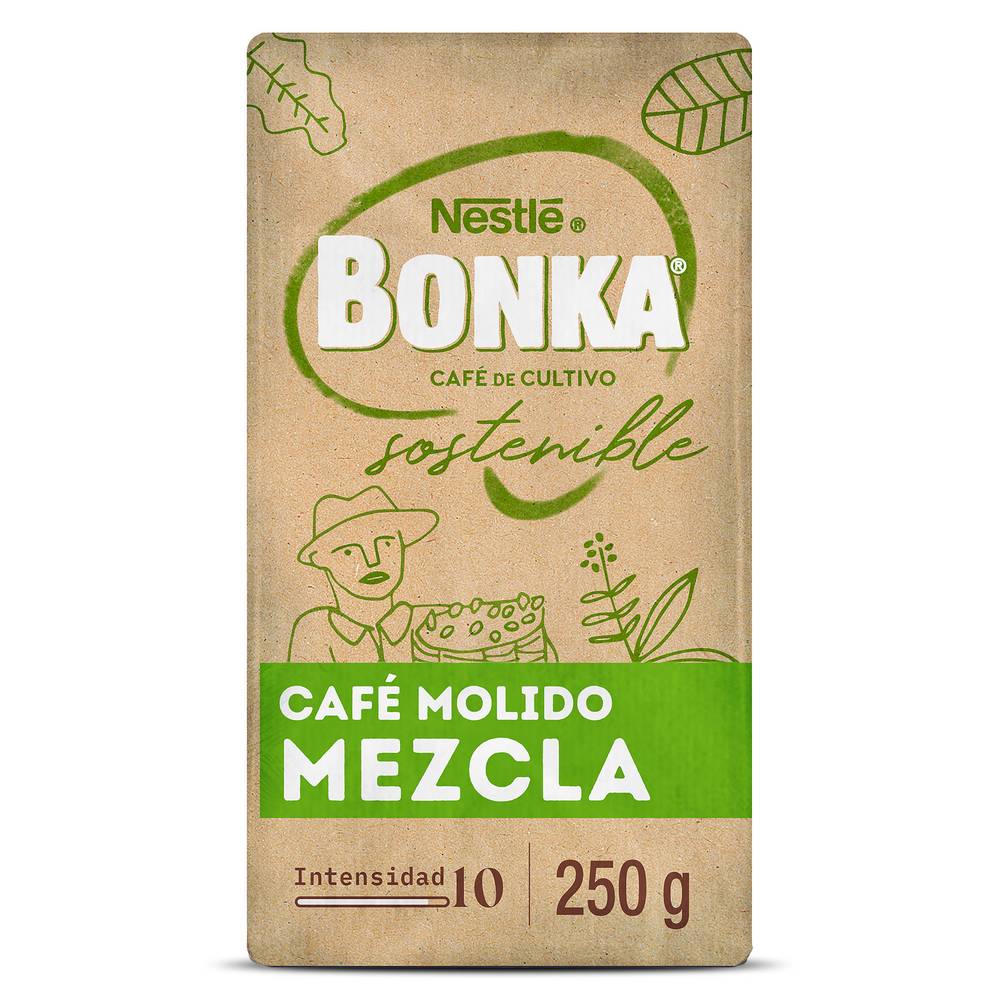 Café Molido Mezcla Bonka Paquete 250 G