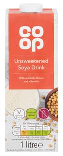 Co-op Unsweetened Soya Drink 1 Litre