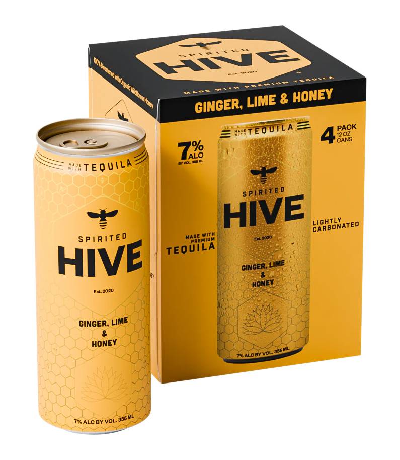 Spirited Hive Tequila Ginger (375 ml)