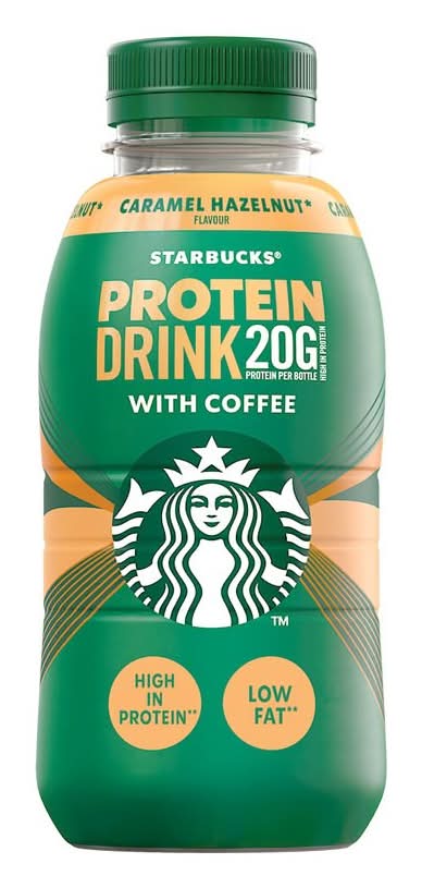 Boisson Lactée au Café Arabica Saveur Caramel Noisette Starbucks - la bouteille de 33cL