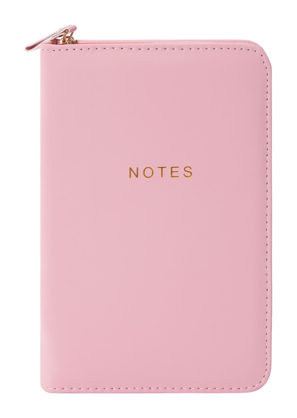 Zip-Padded Journal Pink