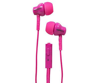 Pink In-Ear Earbuds