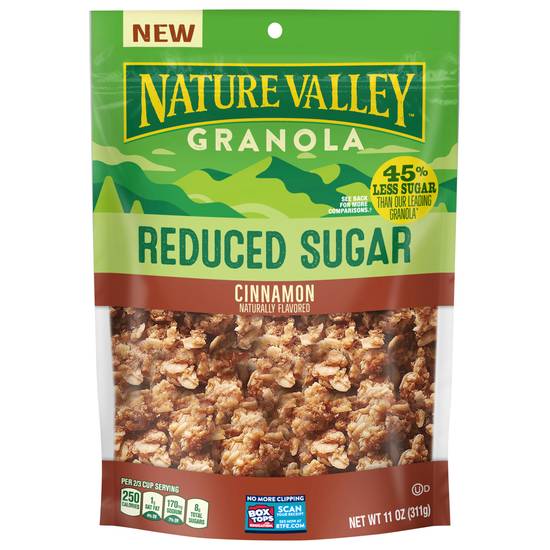 Nature Valley New Reduced Sugar Granola (cinnamon )