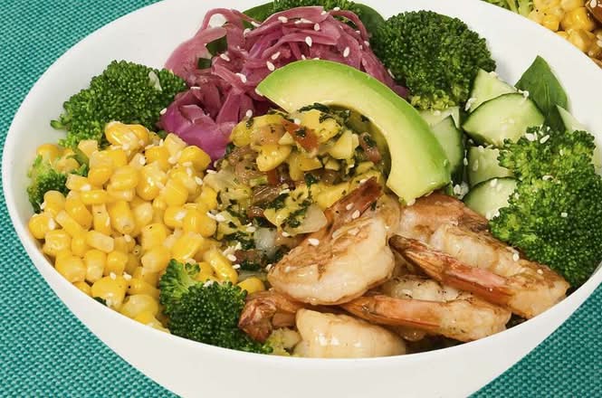 TROPICAL SHRIMP BOWL