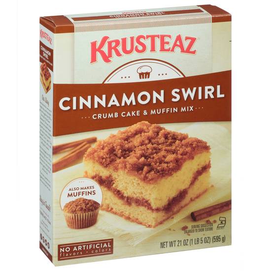 Krusteaz Cinnamon Swirl Crumb Cake & Muffin Mix