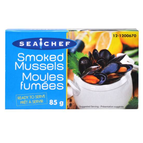 Sea Chef Smoked Mussels Assorted Brands (85 g.)